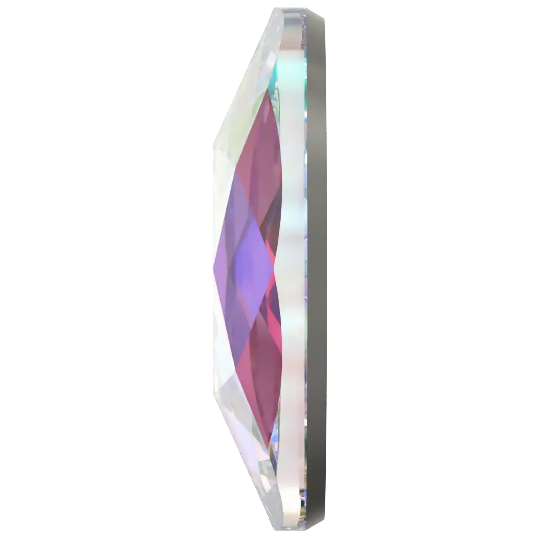 Serinity Flat Back Crystals Non Hotfix Oval (2603) Crystal AB - Bluestreak Crystals
