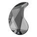 Serinity Hotfix Flat Back Crystals Paisley X (2364) Crystal Silver Night - Bluestreak Crystals