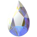 Serinity Flat Back Crystals Non Hotfix Pear (2303) Crystal AB - Bluestreak Crystals