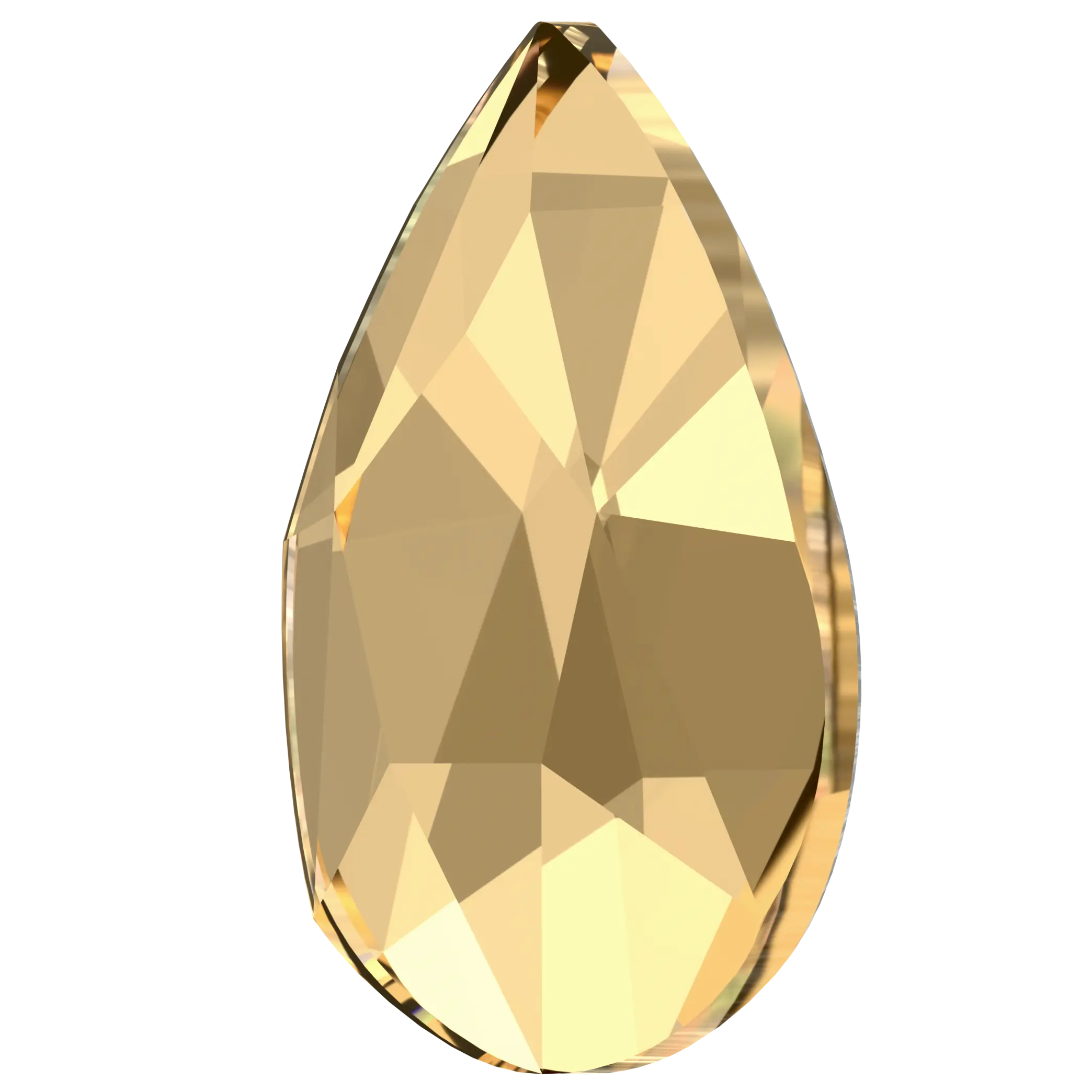 Serinity Flat Back Crystals Non Hotfix Pear (2303) Crystal Golden Shadow - Bluestreak Crystals