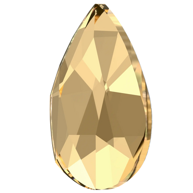 Serinity Flat Back Crystals Non Hotfix Pear (2303) Crystal Golden Shadow - Bluestreak Crystals