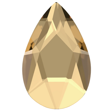 Serinity Flat Back Crystals Non Hotfix Pear (2303) Crystal Golden Shadow - Bluestreak Crystals