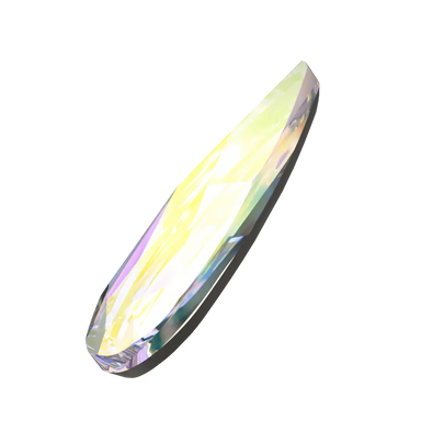 Serinity Flat Back Crystals Non Hotfix Raindrop (2304) Crystal AB - Bluestreak Crystals