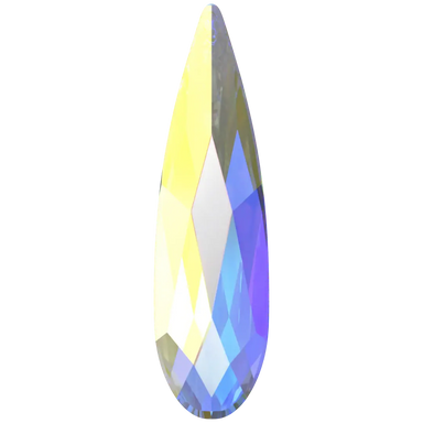 Serinity Flat Back Crystals Non Hotfix Raindrop (2304) Crystal AB - Bluestreak Crystals
