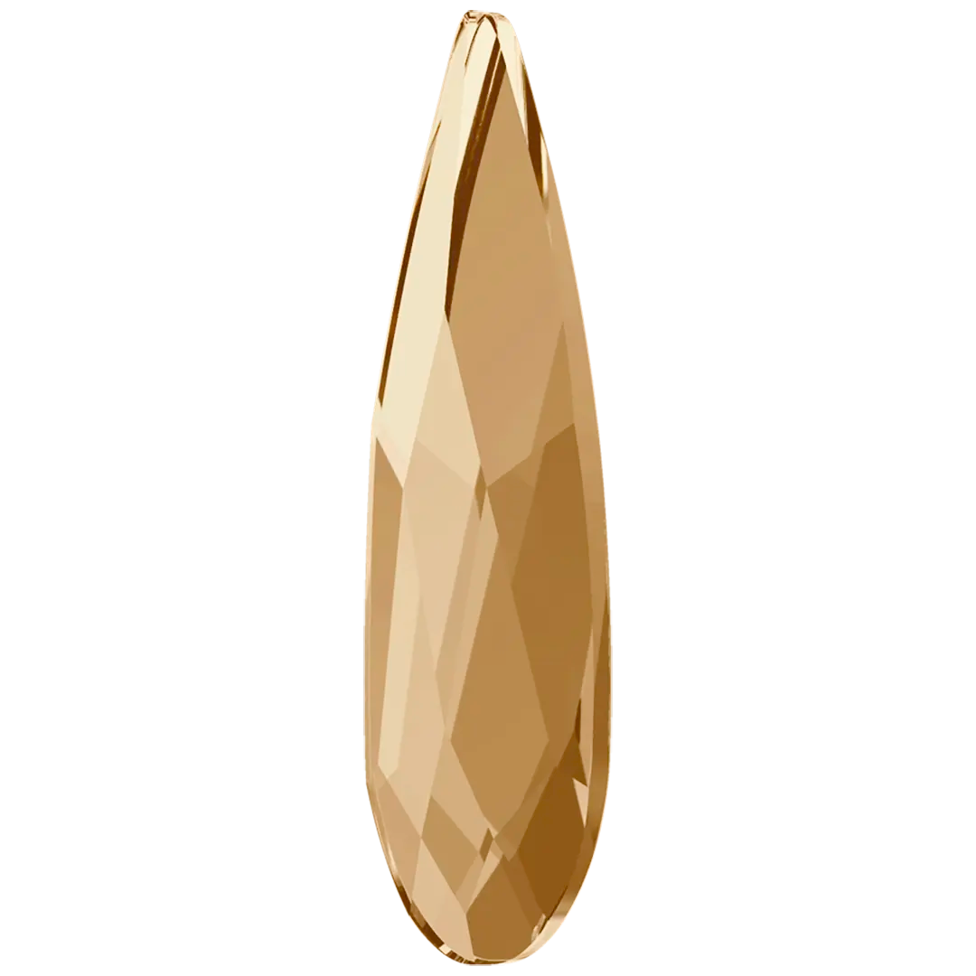 Serinity Flat Back Crystals Non Hotfix Raindrop (2304) Crystal Golden Shadow - Bluestreak Crystals