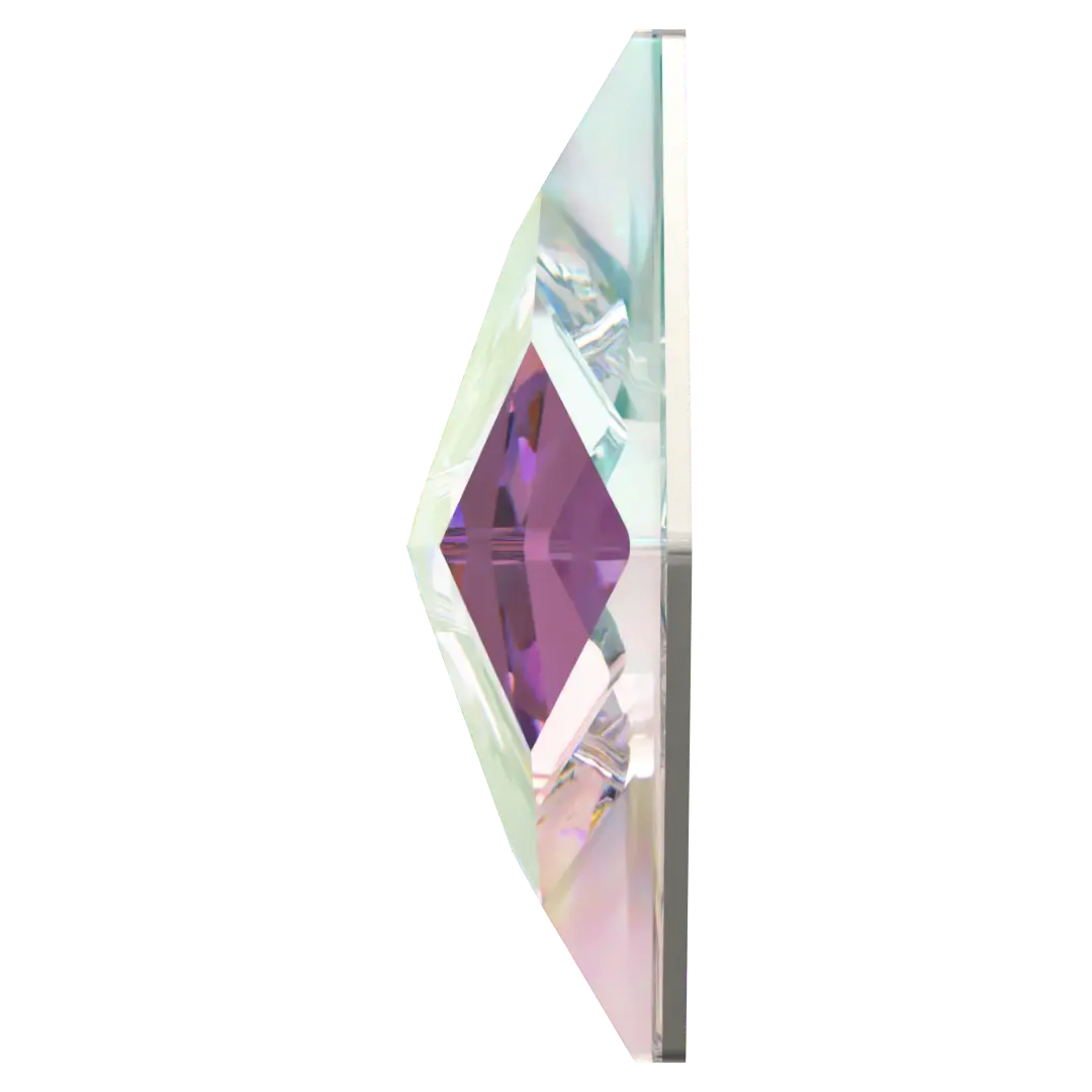 Serinity Flat Back Crystals Non Hotfix Rhombus (2709) Crystal AB - Bluestreak Crystals