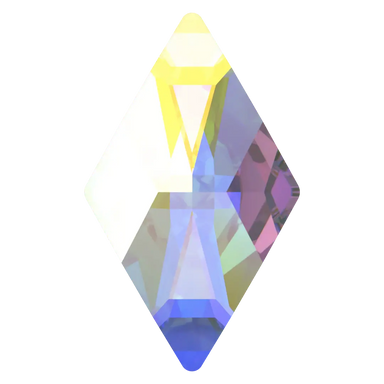 Serinity Flat Back Crystals Non Hotfix Rhombus (2709) Crystal AB - Bluestreak Crystals