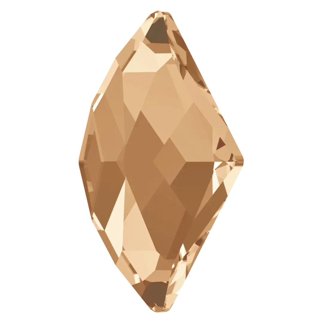Serinity Hotfix Flat Back Crystals Rhombus (2709) Crystal Golden Shadow - Bluestreak Crystals