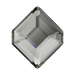 Serinity Hotfix Flat Back Crystals Small Hexagon (2777) Black Diamond - Bluestreak Crystals