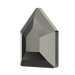 Serinity Hotfix Flat Back Crystals Small Pentagon (2775) Jet Hematite - Bluestreak Crystals