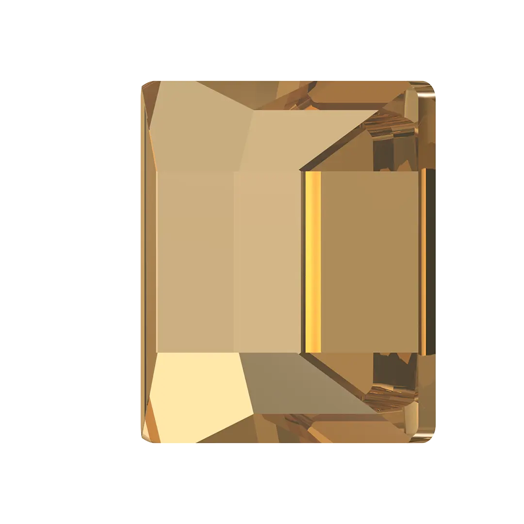 Serinity Flat Back Crystals Non Hotfix Square (2400) Crystal Golden Shadow - Bluestreak Crystals