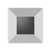 Serinity Hotfix Flat Back Crystals Square (2400) Crystal Light Chrome - Bluestreak Crystals