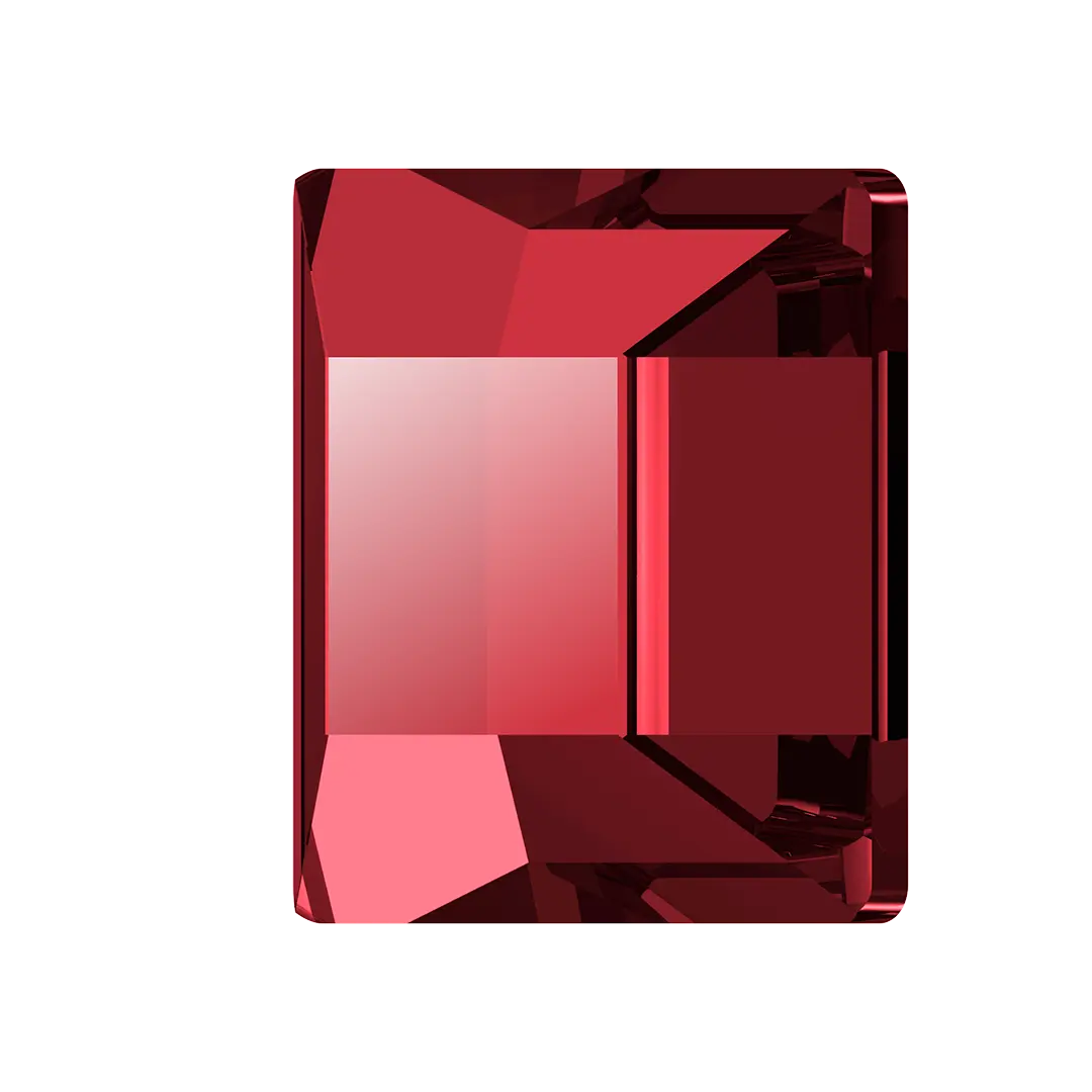 Serinity Hotfix Flat Back Crystals Square (2400) Scarlet - Bluestreak Crystals