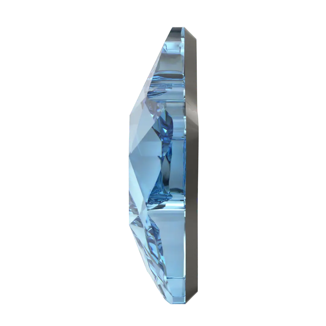 Serinity Hotfix Flat Back Crystals Star Flower (2754) Aquamarine - Bluestreak Crystals