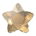 Serinity Hotfix Flat Back Crystals Star Flower (2754) Crystal Golden Shadow - Bluestreak Crystals