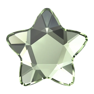 Serinity Hotfix Flat Back Crystals Star Flower (2754) Peridot - Bluestreak Crystals