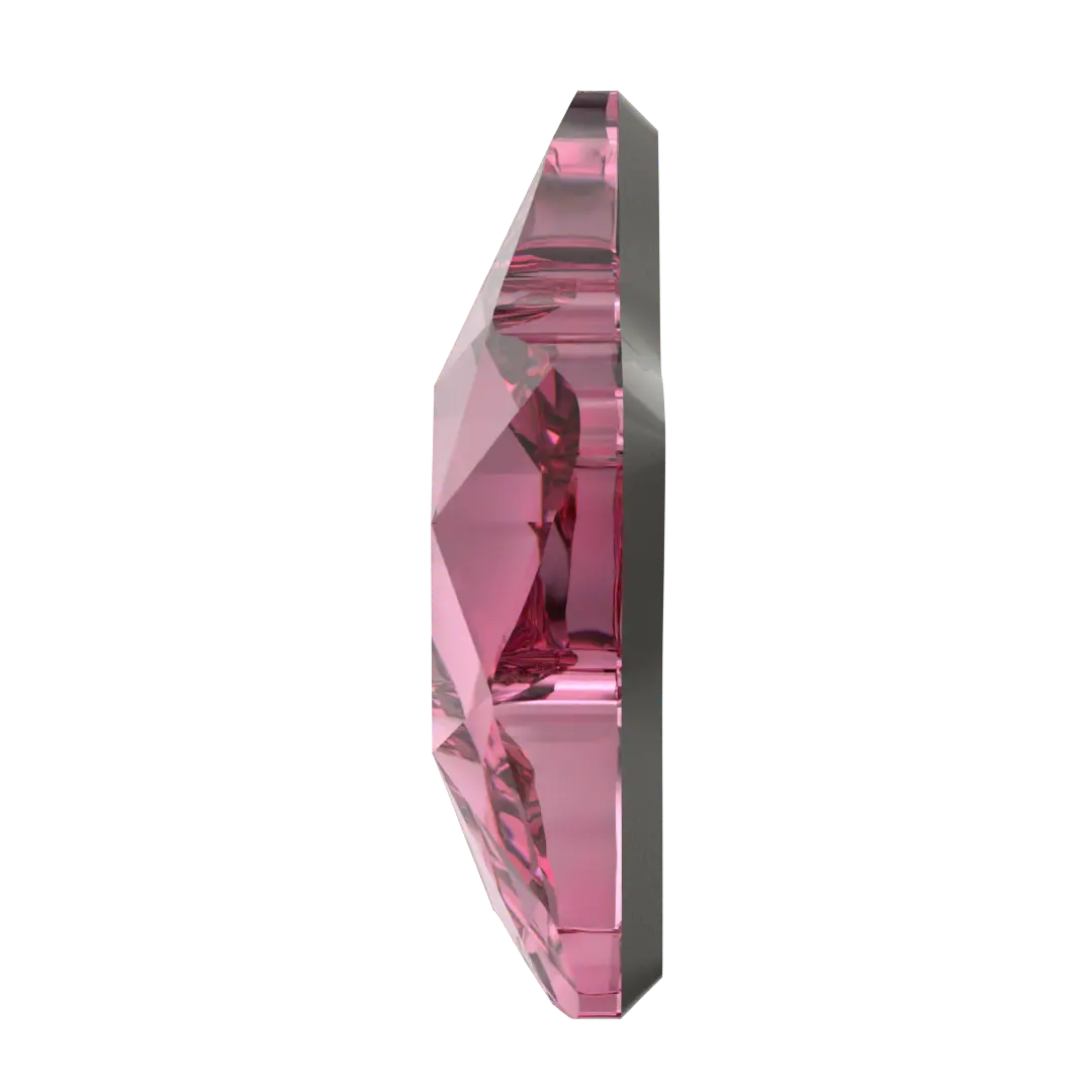 Swarovski Flat Back Crystals Non Hotfix Star Flower (2754) Rose - Bluestreak Crystals