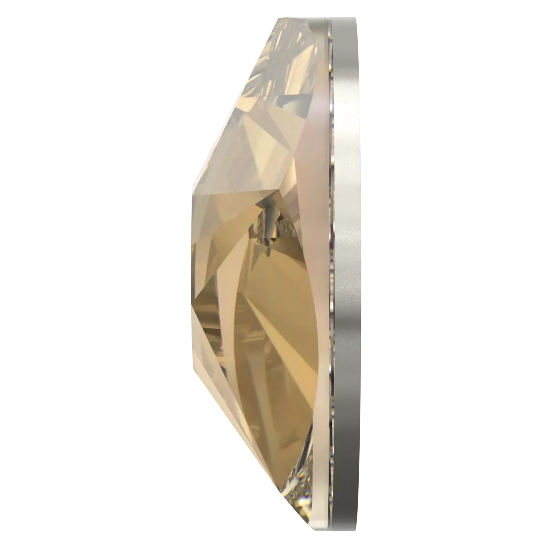 Serinity Hotfix Flat Back Crystals Star Rose (2100) Crystal Golden Shadow - Bluestreak Crystals