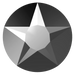 Serinity Hotfix Flat Back Crystals Star Rose (2100) Crystal Light Chrome - Bluestreak Crystals