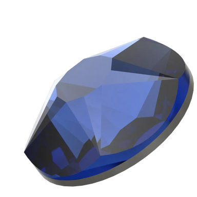 Serinity Hotfix Flat Back Crystals Star Rose (2100) Dark Sapphire - Bluestreak Crystals