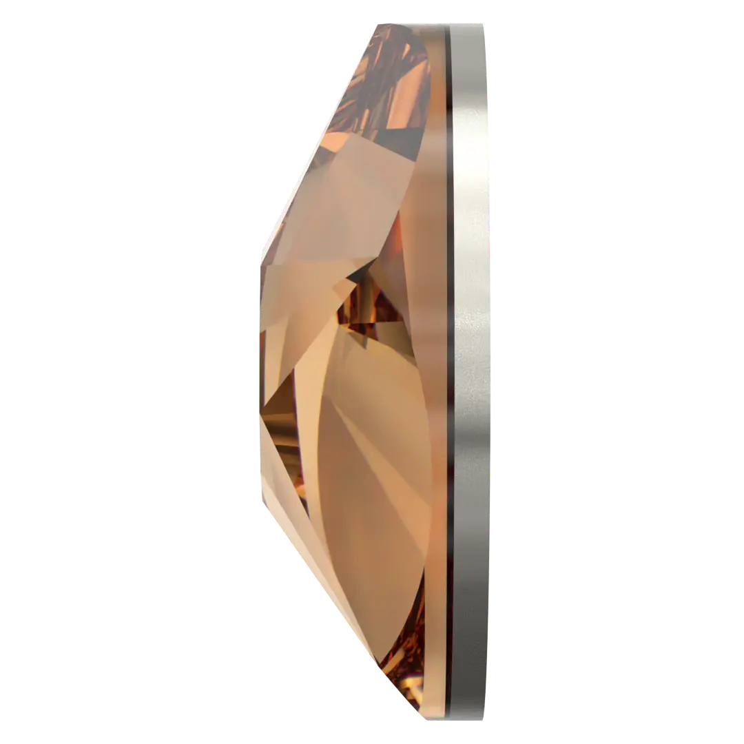 Serinity Hotfix Flat Back Crystals Star Rose (2100) Light Colorado Topaz - Bluestreak Crystals