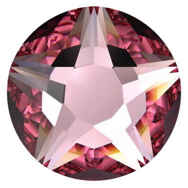Serinity Hotfix Flat Back Crystals Star Rose (2100) Light Rose - Bluestreak Crystals