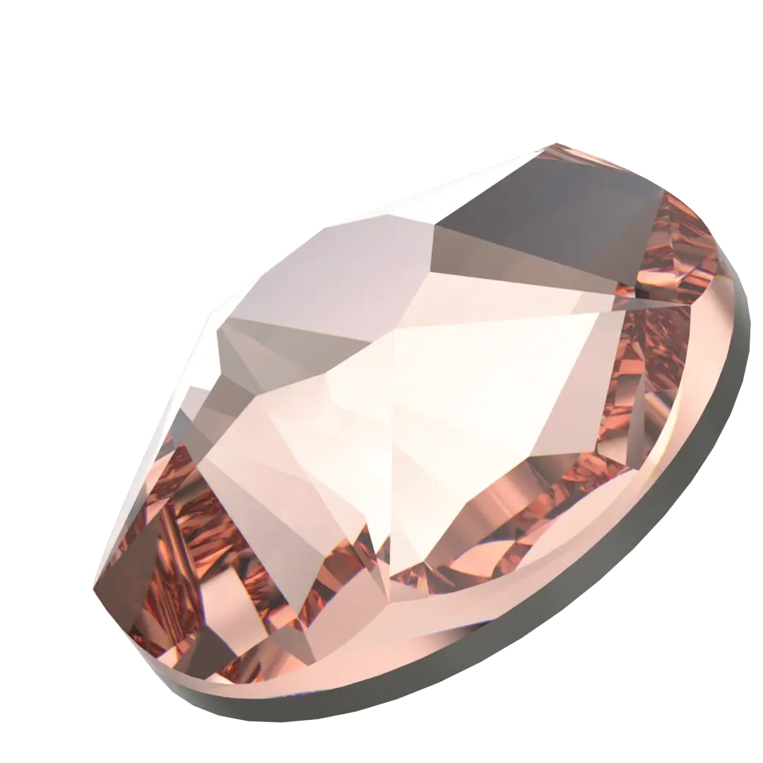 Serinity Hotfix Flat Back Crystals Star Rose (2100) Silk - Bluestreak Crystals