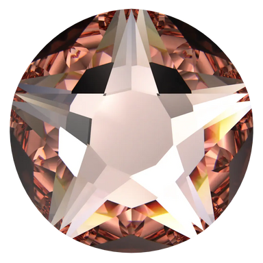 Serinity Hotfix Flat Back Crystals Star Rose (2100) Silk - Bluestreak Crystals