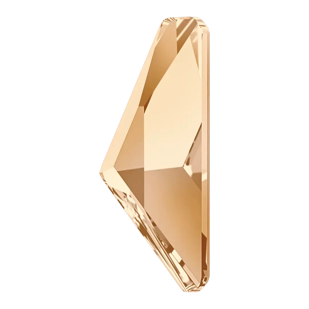 Serinity Hotfix Flat Back Crystals Triangle Isosceles (2738) Crystal Golden Shadow - Bluestreak Crystals