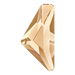 Serinity Hotfix Flat Back Crystals Triangle Isosceles (2738) Crystal Golden Shadow - Bluestreak Crystals