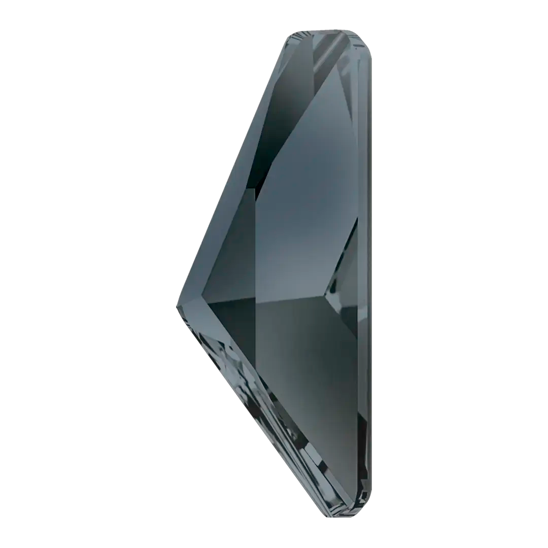 Serinity Hotfix Flat Back Crystals Triangle Isosceles (2738) Crystal Silver Night - Bluestreak Crystals