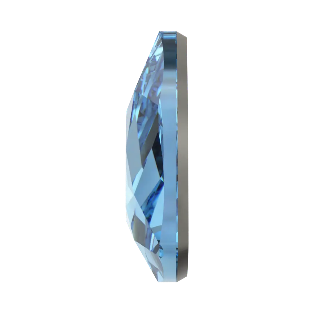 Serinity Flat Back Crystals Non Hotfix Trilliant (2472) Aquamarine - Bluestreak Crystals