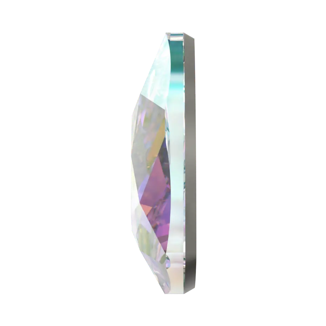 Serinity Flat Back Crystals Non Hotfix Trilliant (2472) Crystal AB - Bluestreak Crystals