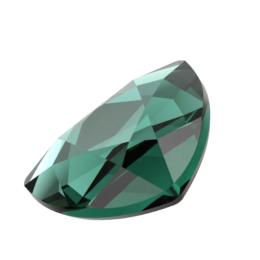 Serinity Hotfix Flat Back Crystals Trilliant (2472) Emerald - Bluestreak Crystals
