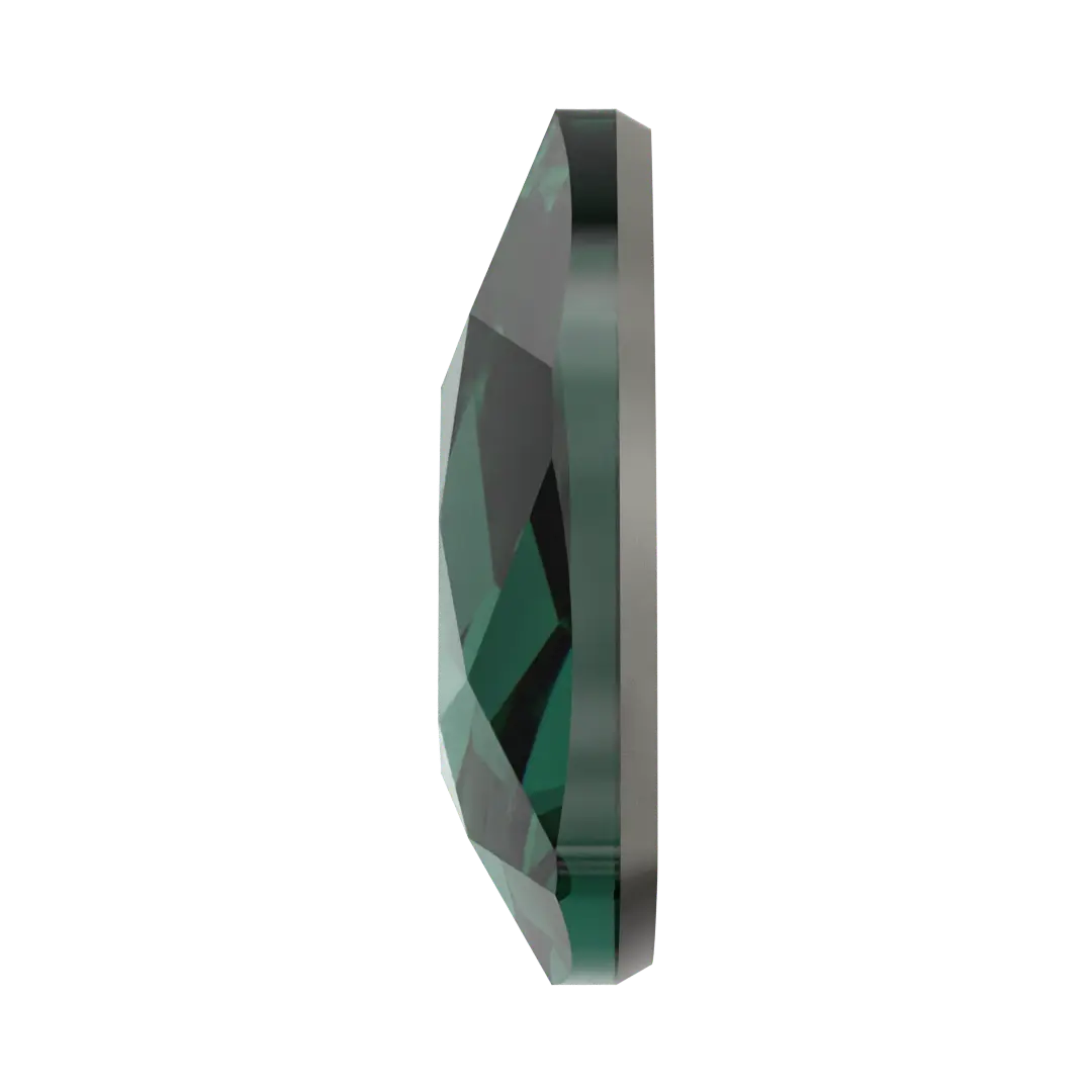 Serinity Hotfix Flat Back Crystals Trilliant (2472) Emerald - Bluestreak Crystals