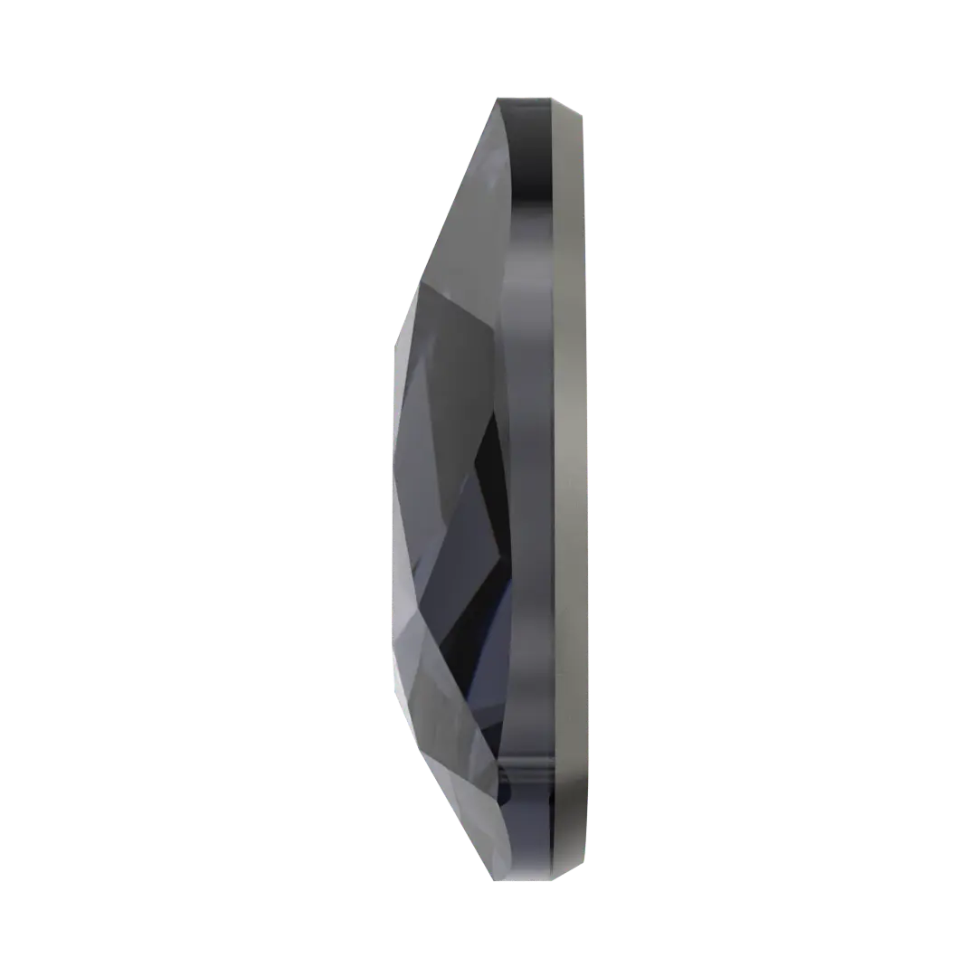 Serinity Hotfix Flat Back Crystals Trilliant (2472) Graphite - Bluestreak Crystals