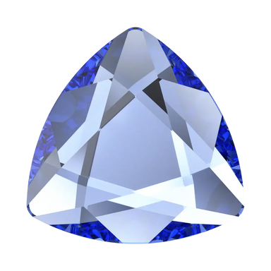 Serinity Hotfix Flat Back Crystals Trilliant (2472) Sapphire - Bluestreak Crystals