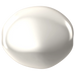 Swarovski Pearls Baroque Coin (5842) Crystal White - Bluestreak Crystals
