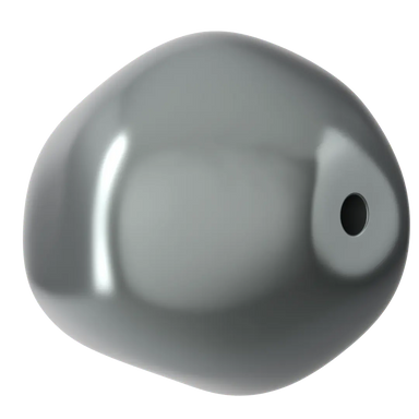 Swarovski Pearls Baroque Round (5841) Crystal Dark Grey - Bluestreak Crystals