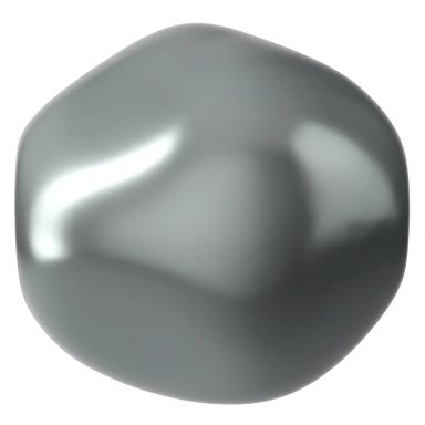Swarovski Pearls Baroque Round (5841) Crystal Dark Grey - Bluestreak Crystals