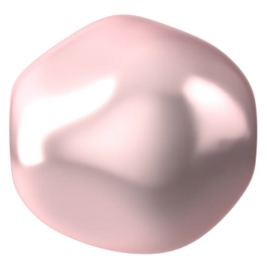 Swarovski Pearls Baroque Round (5841) Crystal Rosaline - Bluestreak Crystals