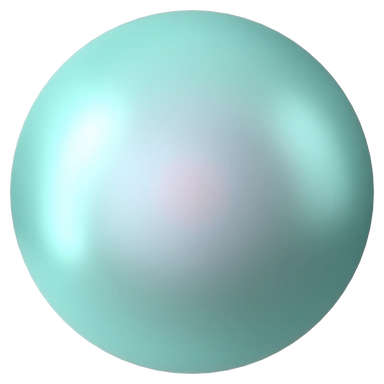 Serinity Pearls Cabochon (5817) Crystal Iridescent Light Turquoise - Bluestreak Crystals