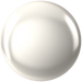 Serinity Pearls Coin (5860) Crystal White - Bluestreak Crystals