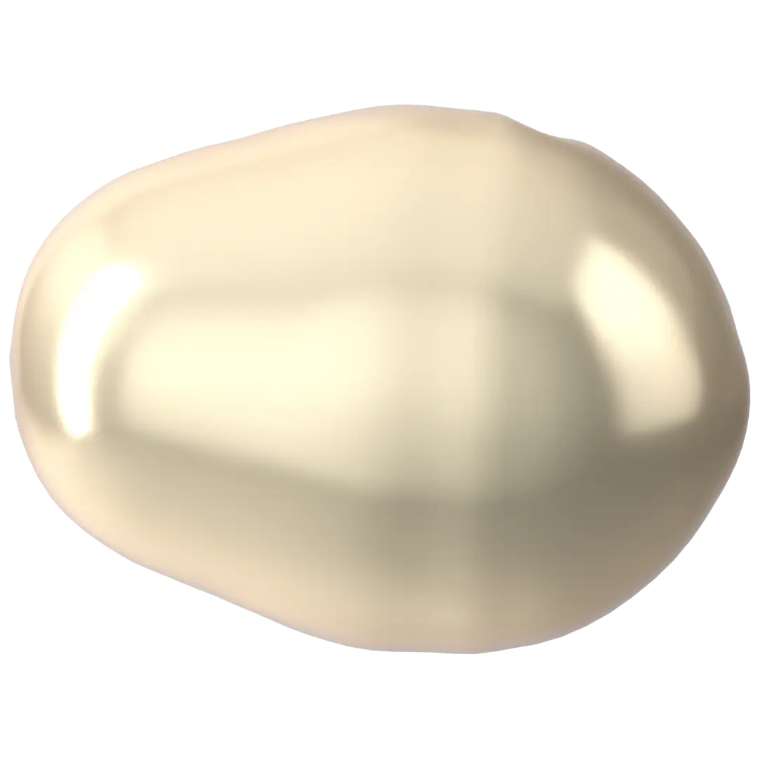 Serinity Pearls Pear (5821) Crystal Cream - Bluestreak Crystals