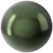 Serinity Pearls Round (5810) Crystal Dark Green - Bluestreak Crystals