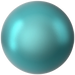 Serinity Pearls Round (5810) Crystal Iridescent Dark Turquoise - Bluestreak Crystals