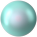 Serinity Pearls Round (5810) Crystal Iridescent Light Turquoise - Bluestreak Crystals