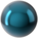 Serinity Pearls Round (5810) Crystal Petrol - Bluestreak Crystals