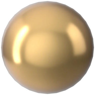 Serinity Pearls Round No Hole (5809) Crystal Bright Gold - Bluestreak Crystals