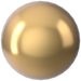 Serinity Pearls Round No Hole (5809) Crystal Bright Gold - Bluestreak Crystals